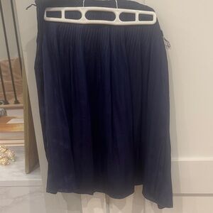 Elegant Navy A-Line Skirt
